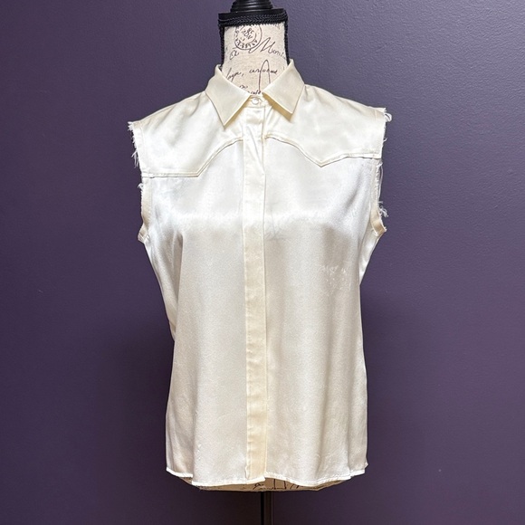 Nili Lotan Tops - Nili Lotan Silk Sleeveless Blouse